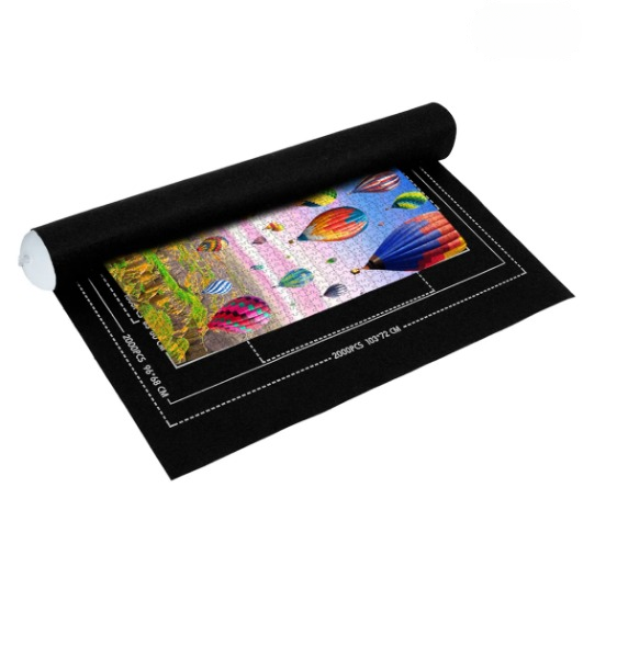 Tapis de puzzle portable